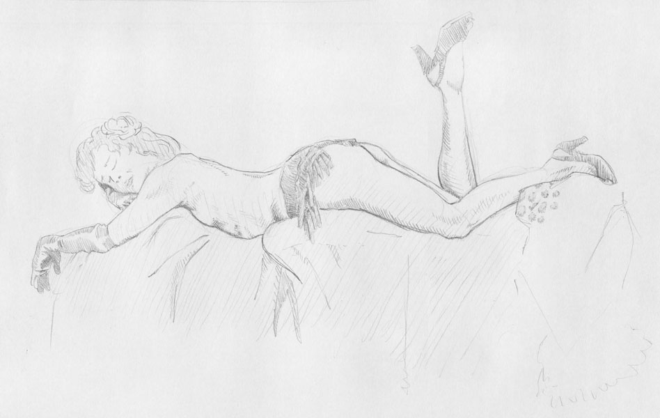 burlesque figure drawing